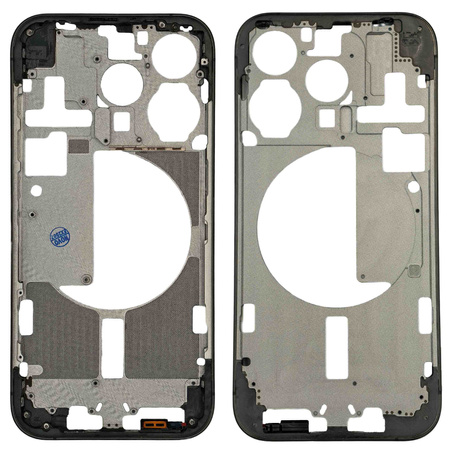 do iPhone 15 Pro korpus ramka obudowa środkowa przyciski czarny