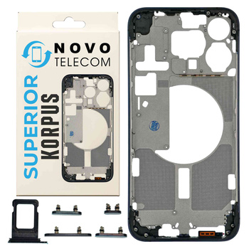 do iPhone 15 Pro Max korpus ramka obudowa środkowa przyciski niebieski