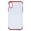 Etui clear case MUVIT do iPhone X czerwony