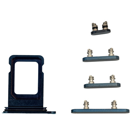 do iPhone 15 Pro korpus ramka obudowa środkowa przyciski niebieski