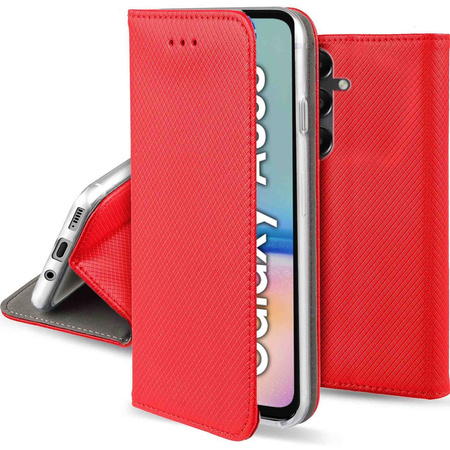 Etui Smart Magnet Galaxy A05S / A06 czerwone