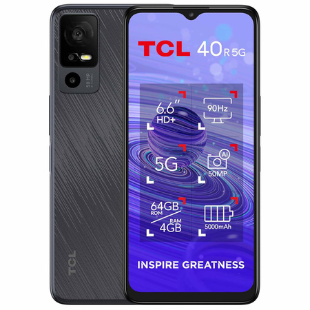 TCL 40R 5G 4/64GB Czarny