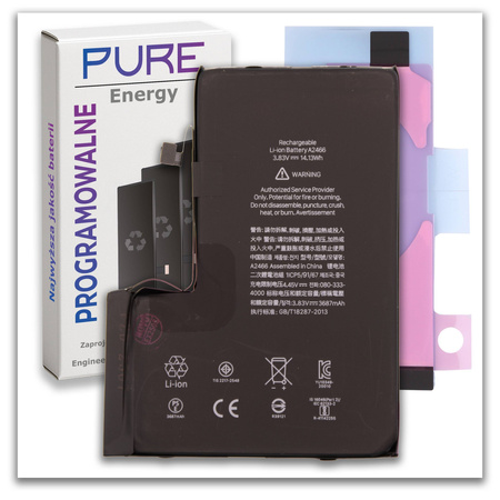 Bateria do iPhone 12 Pro Max PURE Energy Programowalny Akumulator 3687mAh