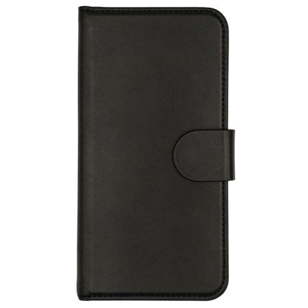 Etui Folio Case do iPhone X czarne eko skóra