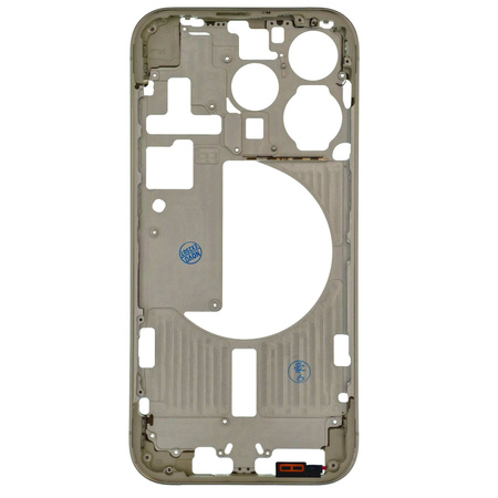 do iPhone 15 Pro korpus ramka obudowa środkowa przyciski biały