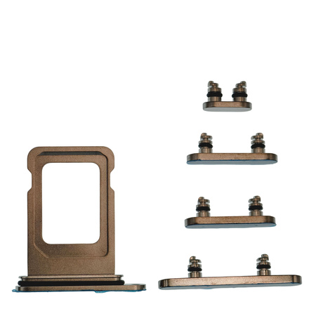 do iPhone 15 Pro Max korpus ramka obudowa środkowa przyciski biały