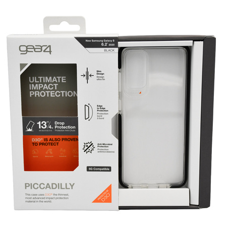 Etui GEAR4 D3O Piccadilly Samsung Galaxy S20 czarn