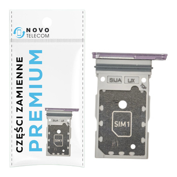 Tacka SIM do Samsung Galaxy S22 / S22+ fioletowa szufladka