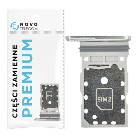 Tacka SIM do Samsung Galaxy S22 Ultra biała szufladka