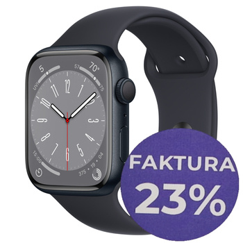 Apple Watch S8 45mm Czarny GPS