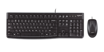 Klawiatura przewodowa Logitech MK120 + myszka przewodowa