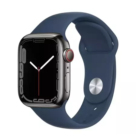 Apple Watch 7 41mm Blue Stainless Steel Cellular