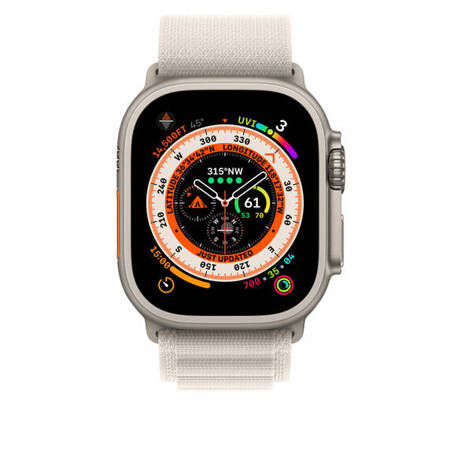 Apple Watch Ultra 49mm Tytan P.Beżowy L