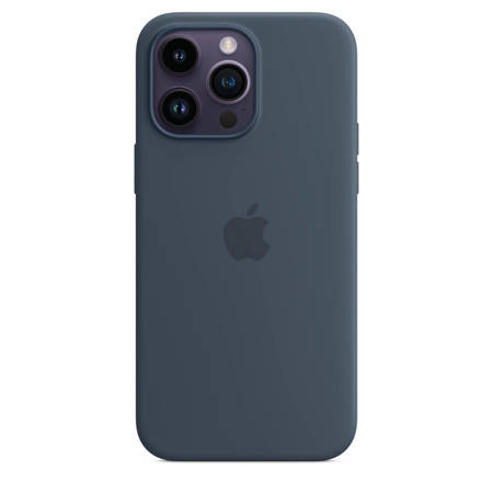 Silikonowe etui Storm Blue iPhone 14 Pro Max